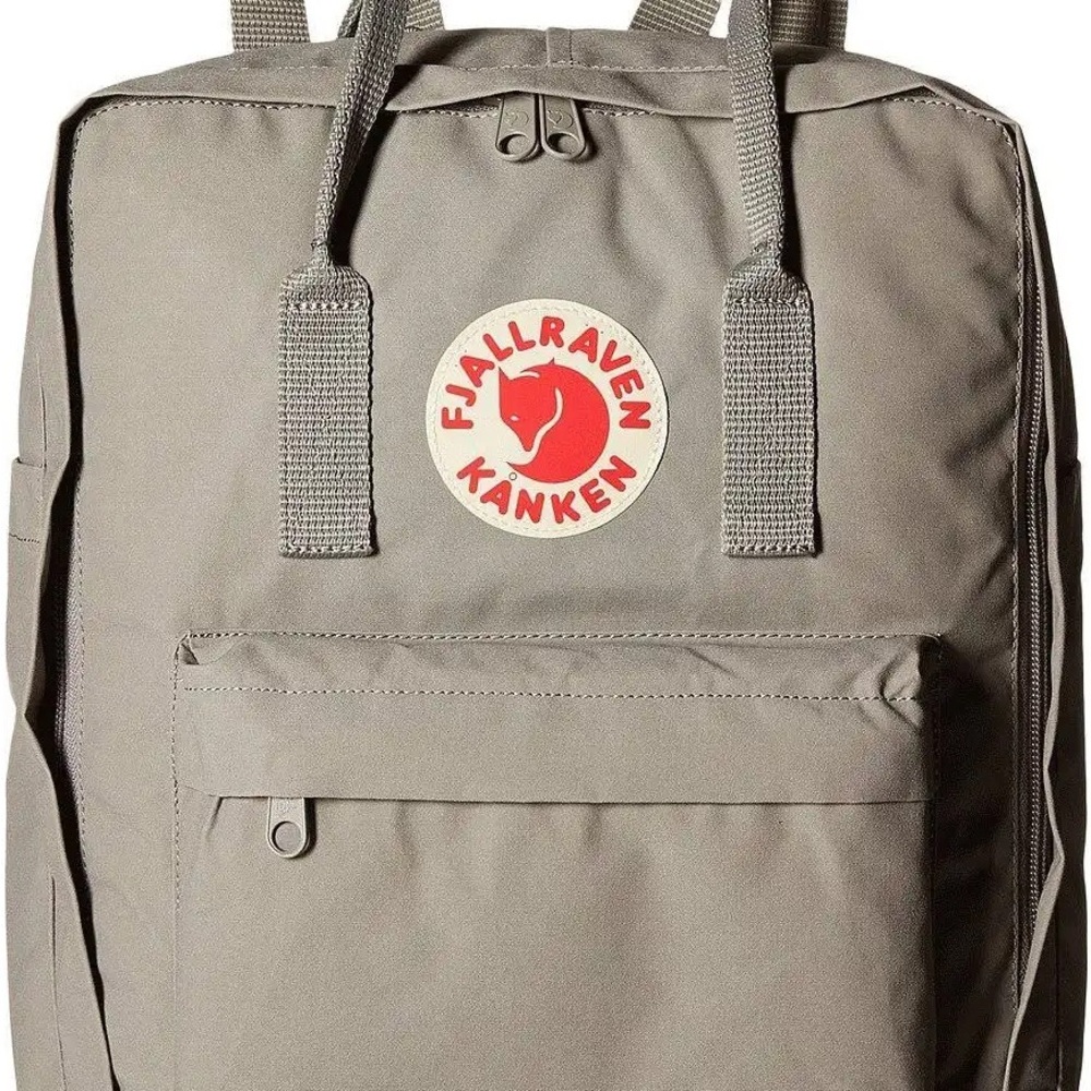Fjallraven Gray Kanken Backpack with Iconic Design
